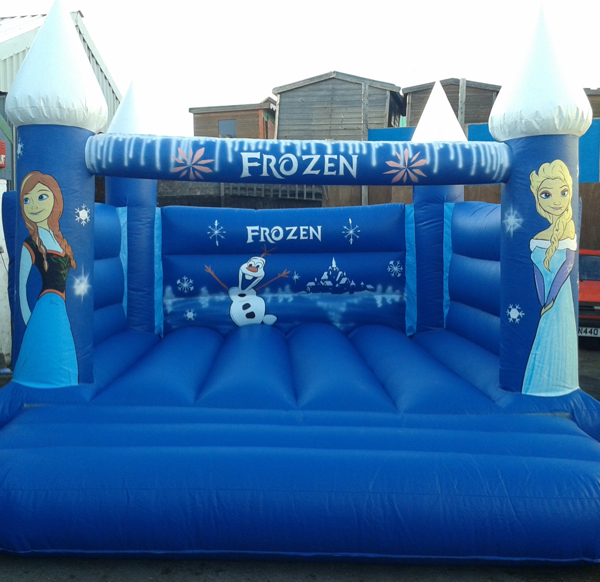 Frozen bouncy castle